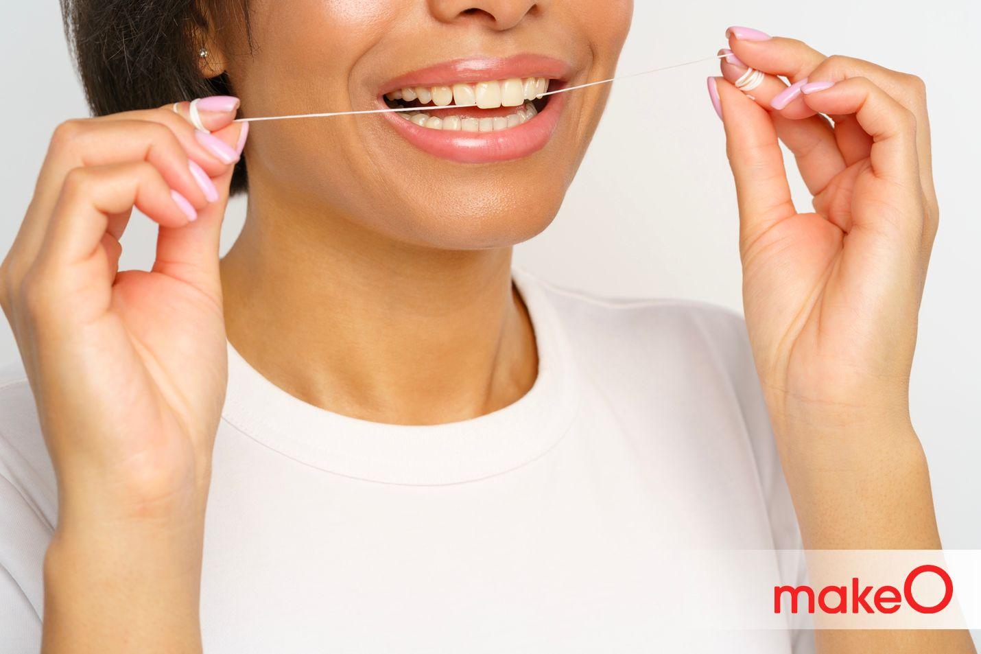 how to floss your teeth  | makeO 
